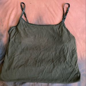 Grey Cropped Cami